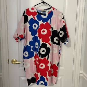 Marimekko Floral T-shirt Dress size XL